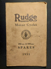 Rudge Motorcycles 350cc &