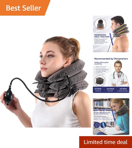 Adjustable neck traction - neck,