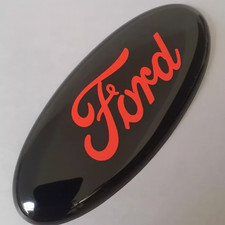 Ford 175mm X 70mm Black & Red Badge High Quality Fiesta Focus KA C-Max