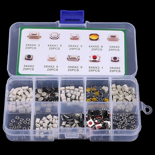 250pcs tactile push button - push,