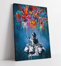 BANKSY BOY IN HOT AIR BALLOON