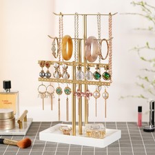 4-Tier Jewelry Stand Organizer