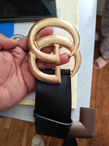 Women gucci belt with gold - gucci,