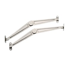 2pcs Door Lift Up Strut Lid Flap Stay Support Hinge Cupboard Cabinet Safety