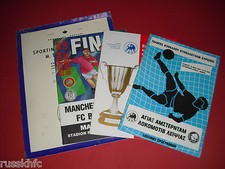 EUROPEAN CUP WINNERS CUP FINAL PROGRAMMES CHOOSE FROM LIST