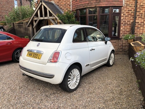Fiat 500 white low mileage - fiat,