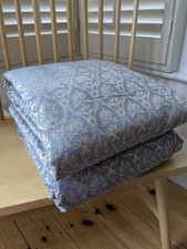 Dunelm Heritage Curtains W229 x D183 cm Duck Egg Blue Lined Extra Wide Thick