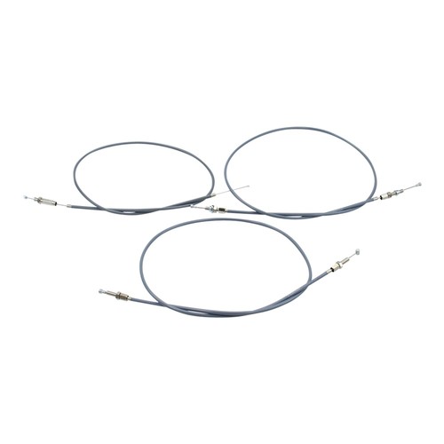 Bowden cable set - grey, for