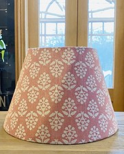 MADE TO ORDER LAMPSHADE SUSIE WATSON ROSE SPRIG FABRIC ROSE PINK DRUM OR TAPERED