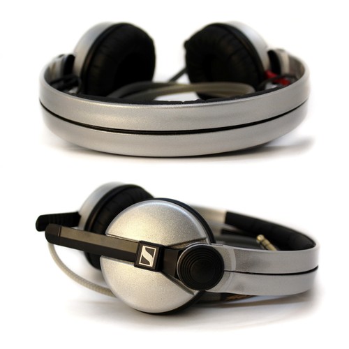 Custom cans silver sennheiser - cans,