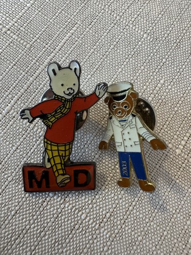 Vintage pin badges rupert - vintage,