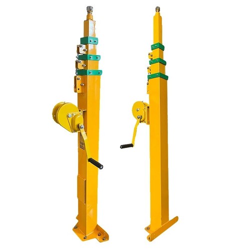 Elevating surveillance mast - elevating,