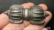 2.4'' Chinese meteoritic iron vajra amulet pendat