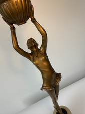 Vintage Art Deco Spelter Lamp