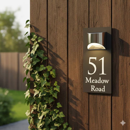 Personalised house number - personalised,