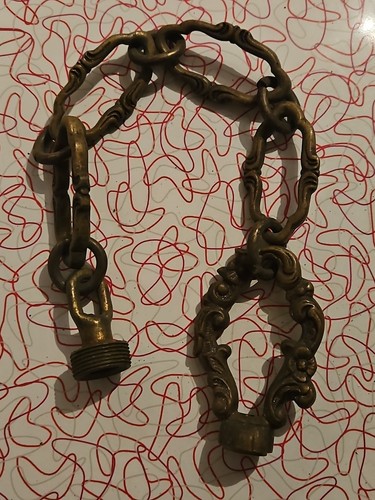 Antique brass finial - antique,