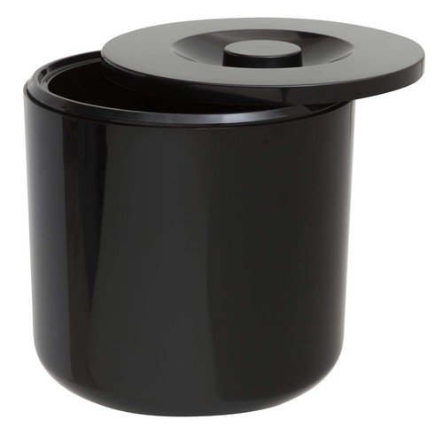 Black plastic ice - plastic,