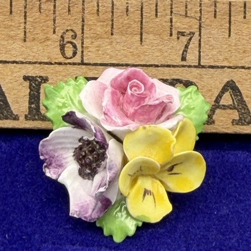 Royal adderley floral bone - royal,