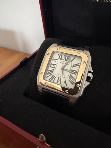 Cartier santos 100 2656 - santos,