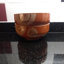 DENBY Fire Chilli  Bowls  x 2