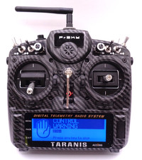 FRSKY TARANIS X9D TRANSMITTER HALL GIMBLES ON MODE 2 THROTTLE EX CONDITION +CASE