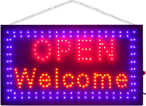 Large bright flashing led - led, open