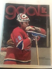 GOAL MAGAZINE 1978 KEN DRYDEN MONTREAL CANADIENS PITTSBURGH PENGUINS  1/10/79