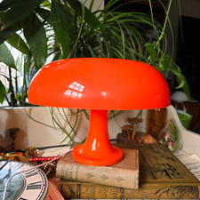 Orange Led plastic table lamp