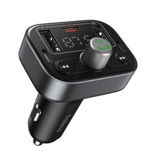 Baseus Bluetooth 5.3 Car FM Transmitter Dual-USB Fast Charger MP3 Music Player