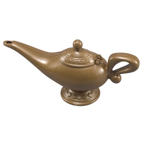 Gold genie lamp aladdin panto - genie,
