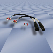 12" Adaptor Cable Kit Lugs-XLR For UREI LA2A LA3A 1176LN dbx Eventide Tube Gear