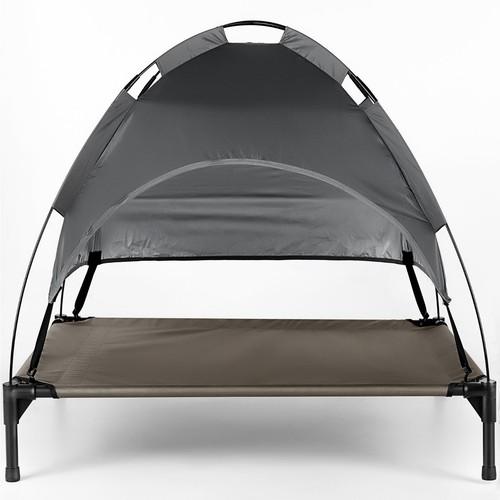 Elevated dog bed pet cat - bed,