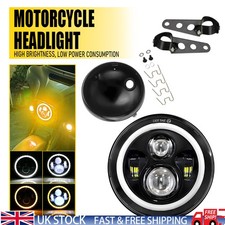 7 Inch LED Motorcycle Headlight & Headlamp Housing + Bracket For Suzuki Honda