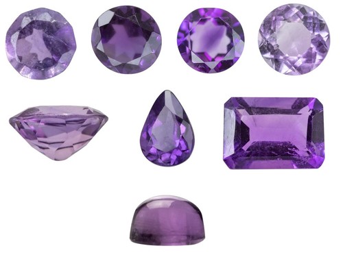 Amethyst cabochon round - cabochon,, round,