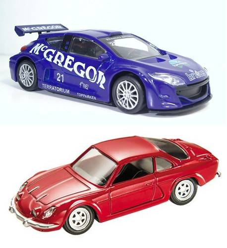 Set model cars 43 - cars, alpine