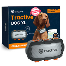 Tractive DOG XL Adventure | GPS per cani e monitor di salute | Grigio | USATO