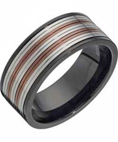Men stainless steel black - men's,