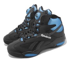 Reebok Shaq Attaq Black Azure 2023 Blue Men Basketball Shoes Sneakers HR0499