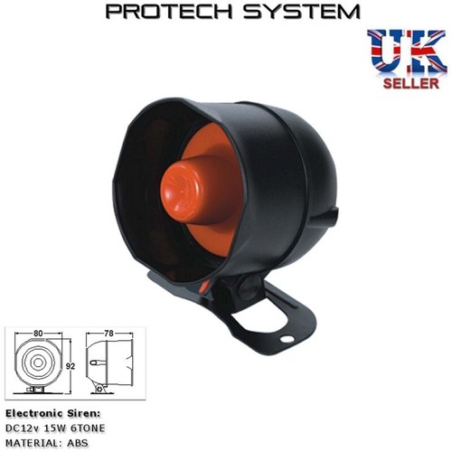 12v siren for car alarms - 12v,
