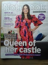 NOTEBOOK SUNDAY MIRROR SUPPLEMENT MAGAZINE GIOVANNA FLETCHER MARCH 2021 NEW!! 