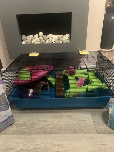 Large hamster cage with - large,