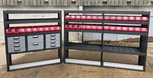 Van racking shelving - van,