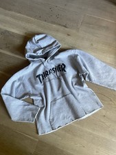 Grey Thrasher Hoodie Size S