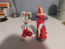 Rodge Rabbit and Jessica Rabbit Figurines