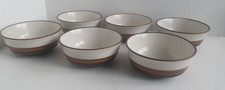 VINTAGE DENBY SET OF 6 POTTERS
