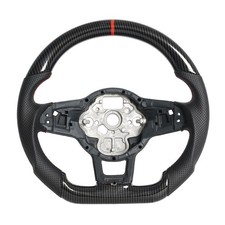 Hydro Dip Carbon Fiber Steering Wheel For VW Golf MK7 MK7,5 R R-Line GTI 2015-19