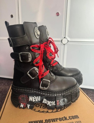 New rock boots - new,