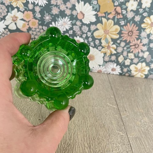 Victorian green glass piano - victorian,