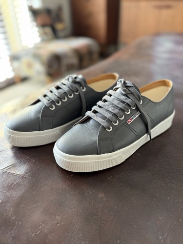 Superga 2750 grey - 2750, leather