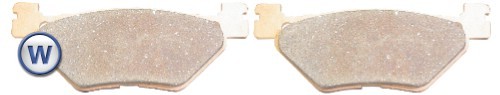 Brake disc pads rear - disc, for